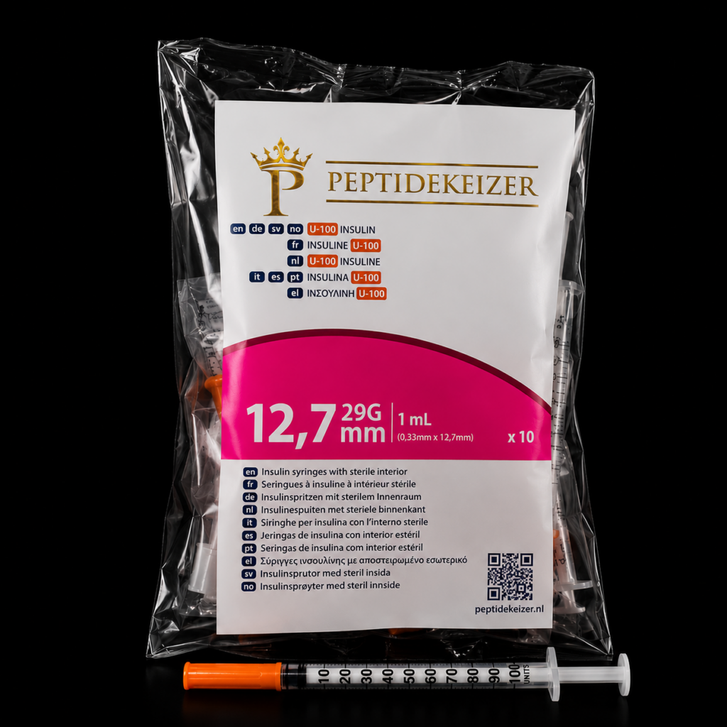 Micro-Fine U-100 29G 12,7 mm Insulinespuiten 10stuks